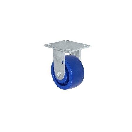 Casterhq 4"x2" Solid Polyurethane Wheel, Ridid Caster, 800 lbs capacity, P 35CR420SPU84L-04
